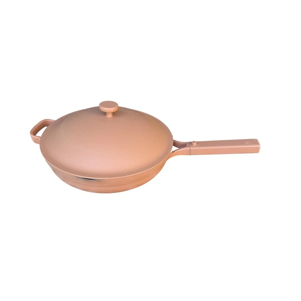 Our Place Large Always Pan Spice Rose Corail Pale 4QT Nonstick Pan with Lid